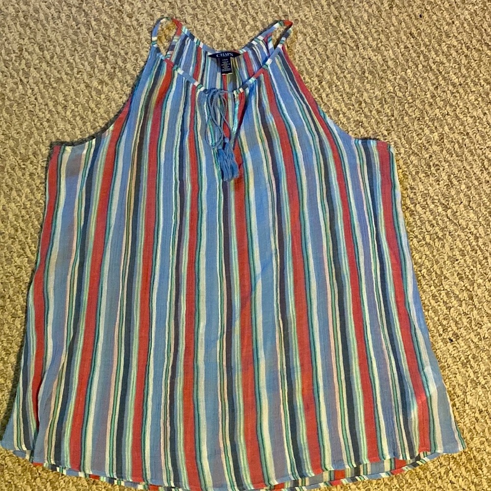 CHAPS NWOT cotton gauze top